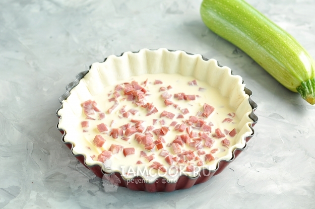 Положить ветчину