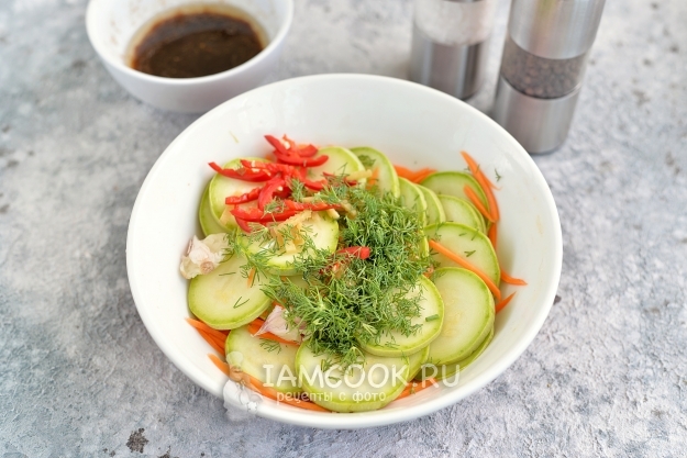 Добавить перец, укроп и имбирь