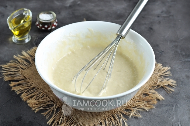 Размешать тесто