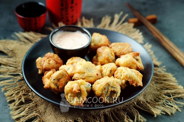 Рецепт рапанов в кляре