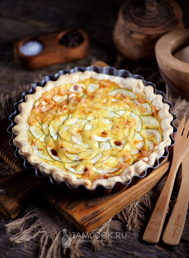 Рецепт пирога с кабачками на скорую руку