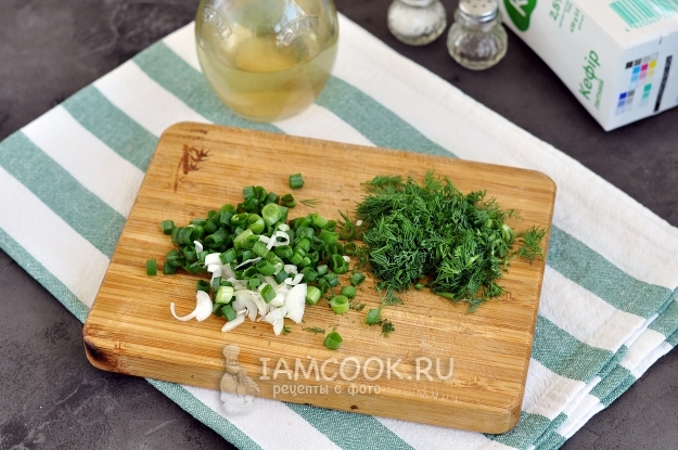 Порезать зелень