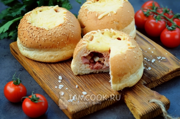 Рецепт булочек-пицц