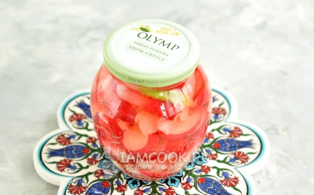 Залить редиску маринадом