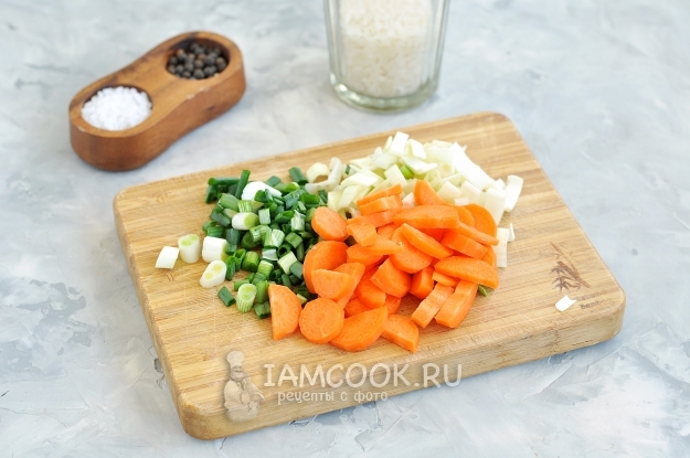 Порезать овощи