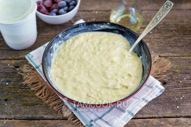 Размешать тесто