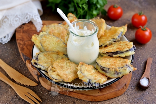 Рецепт баклажанов в сырном кляре