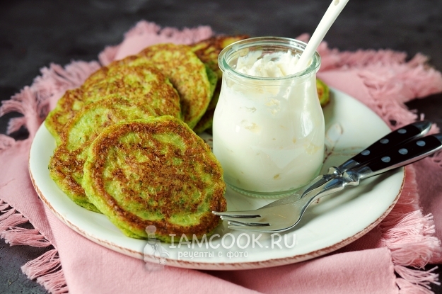 Рецепт оладий из брокколи