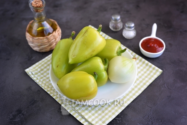 Ингредиенты для перца в томатном соусе