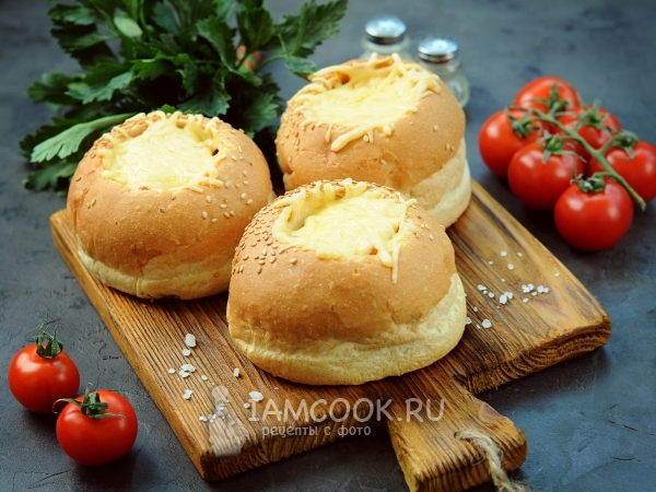 Булочки-пиццы, рецепт с фото