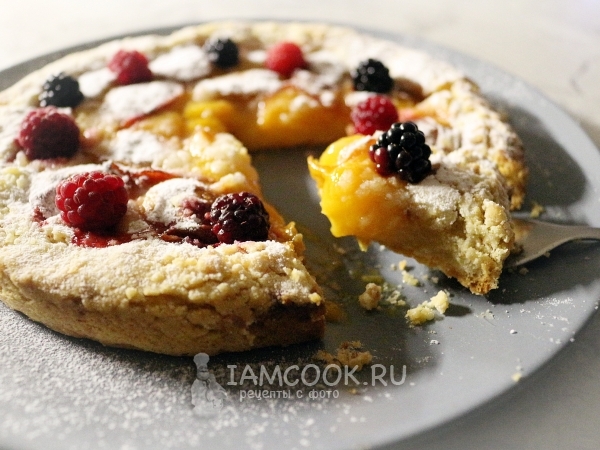 Галета со сливово-сливочным вкусом, рецепт с фото