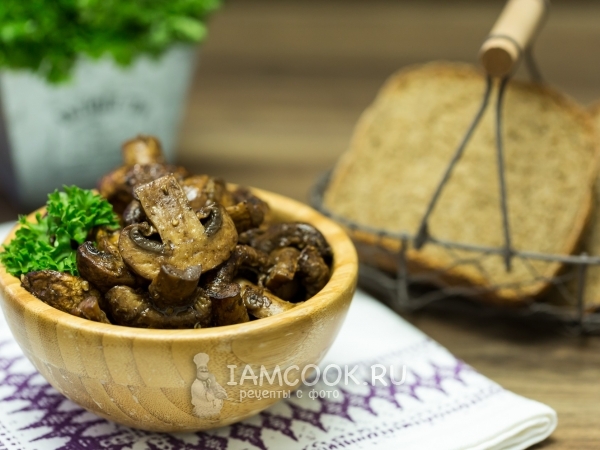 Запеченные шампиньоны с прованскими травами, рецепт с фото