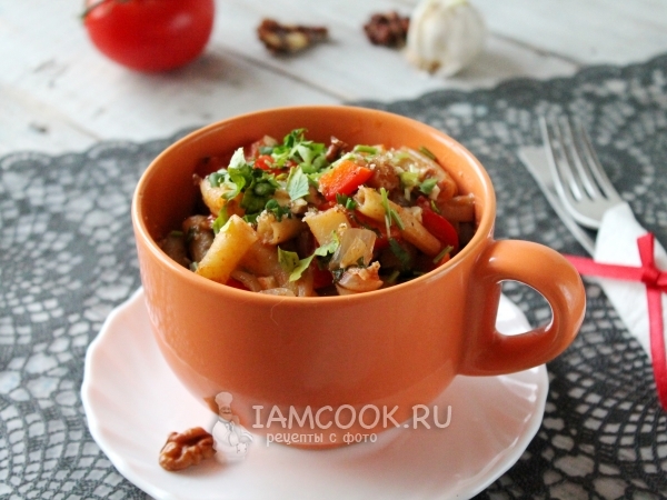 Лобио из стручковой фасоли, рецепт с фото