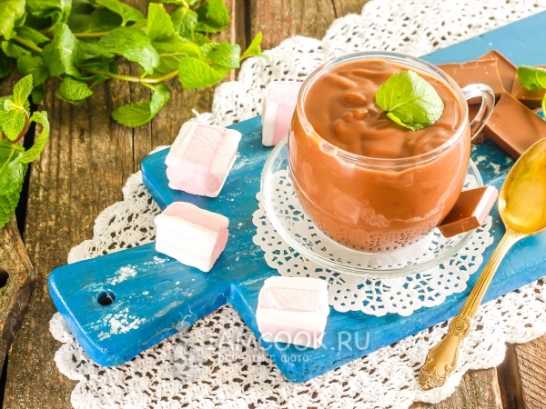 Густой горячий шоколад, рецепт с фото