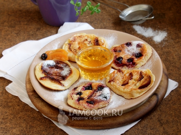Оладьи с припеком, рецепт с фото