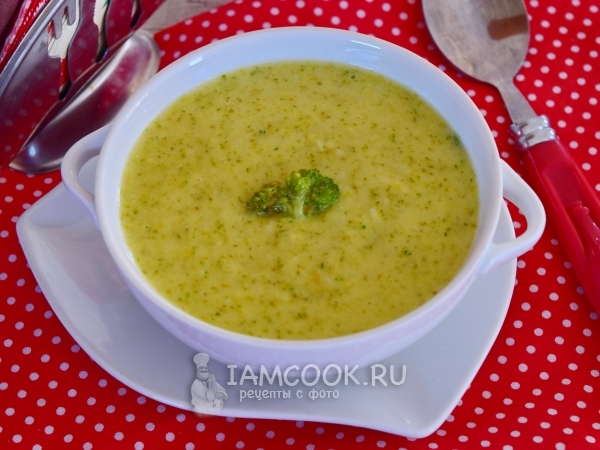 Суп из брокколи для ребенка, рецепт с фото
