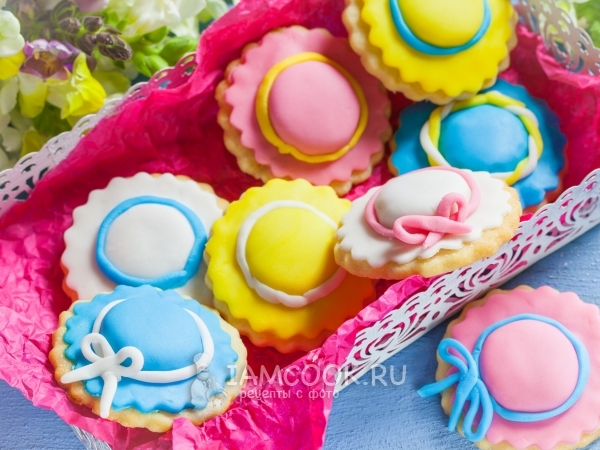 Печенье «Шляпки», рецепт с фото