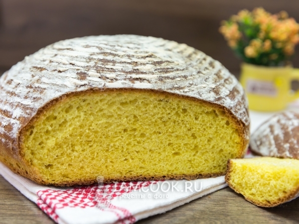 Дрожжевой кукурузный хлеб в духовке, рецепт с фото