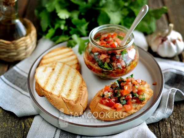 Томатная сальса, рецепт с фото