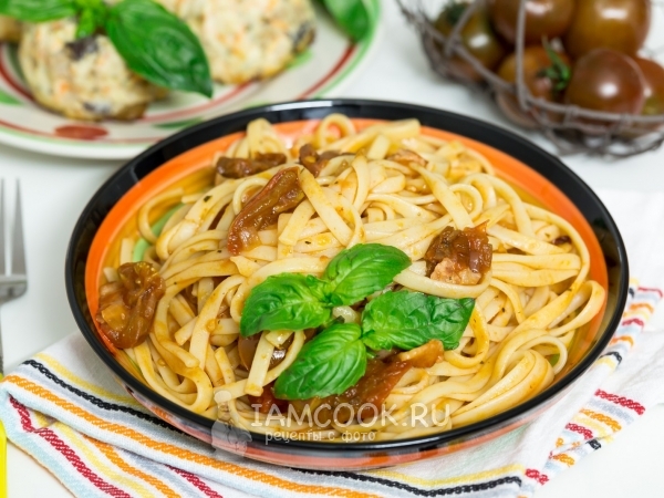 Паста «4 помидора», рецепт с фото