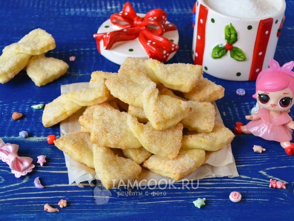 Творожное печенье для детей, рецепт с фото
