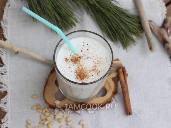 Молоко из кедровых орехов, рецепт с фото
