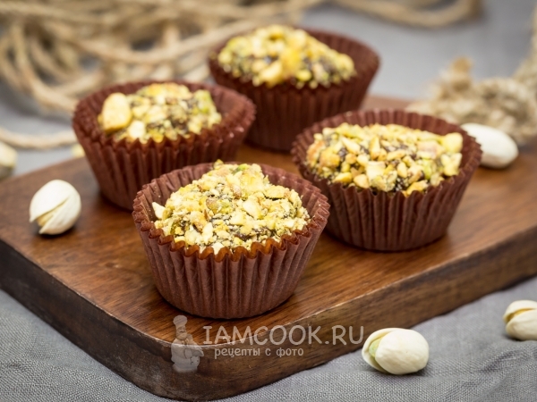 Трюфели с фисташками, рецепт с фото