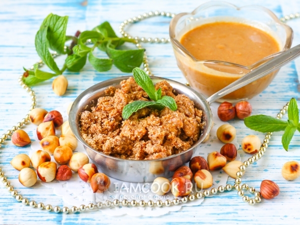 Паста из фундука (урбеч), рецепт с фото