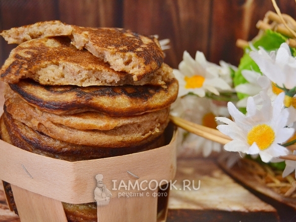 Гречневые оладьи (из гречневой муки), рецепт с фото