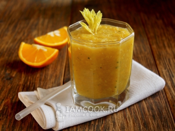 Смузи из сельдерея и апельсина, рецепт с фото