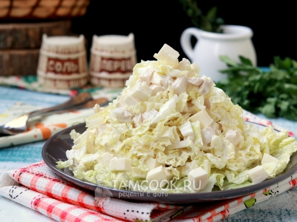 Салат «Белоснежка», рецепт с фото