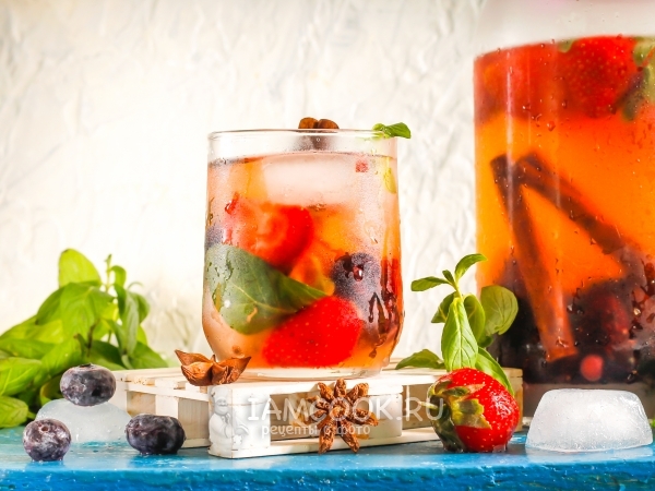 Ягодная Сангрия, рецепт с фото