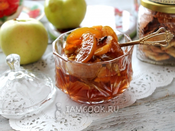 Янтарное варенье из антоновки, рецепт с фото