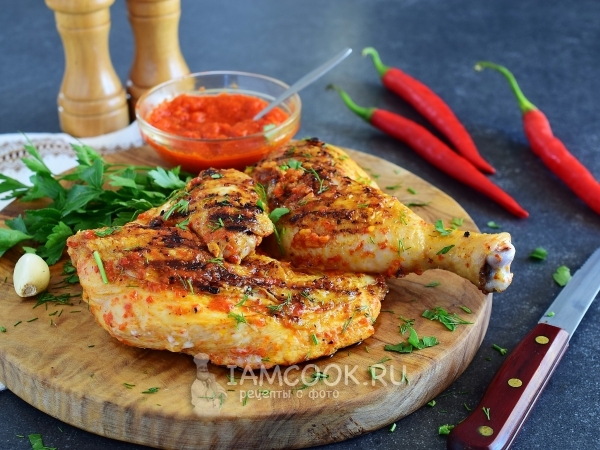 Курица пири-пири, рецепт с фото