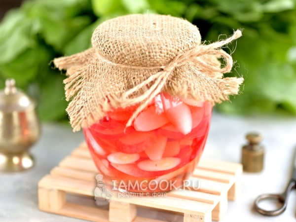 Маринованный редис (редиска) быстрого приготовления, рецепт с фото