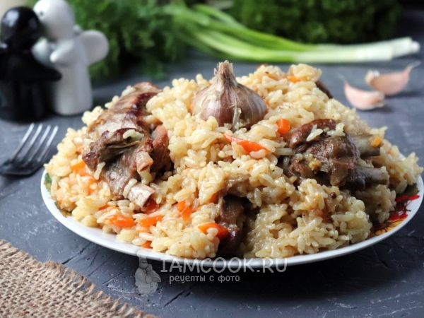 Плов из козлятины, рецепт с фото