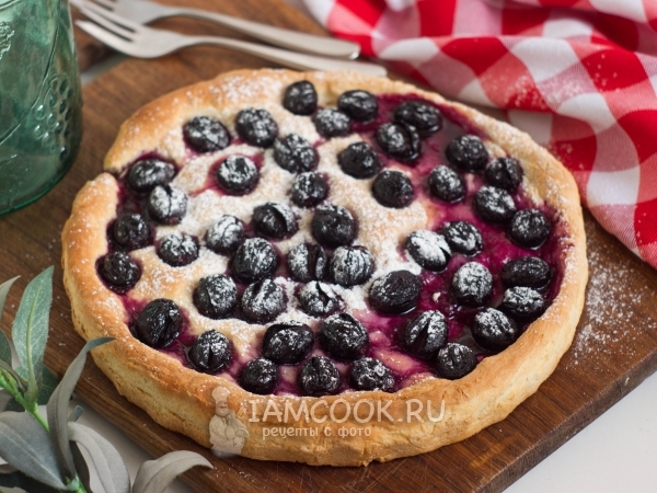 Сицилийская лепешка с виноградом, рецепт с фото