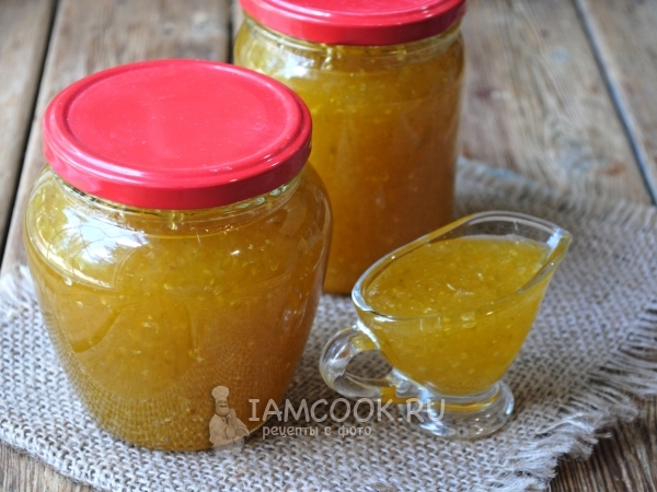 Варенье из кабачков с курагой, рецепт с фото