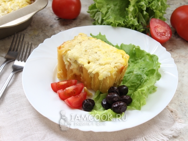 Каннеллони с сыром в духовке, рецепт с фото