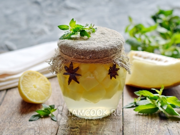 Дыня в сиропе на зиму, рецепт с фото