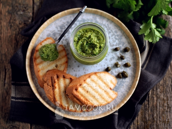 Соус сальса верде, рецепт с фото