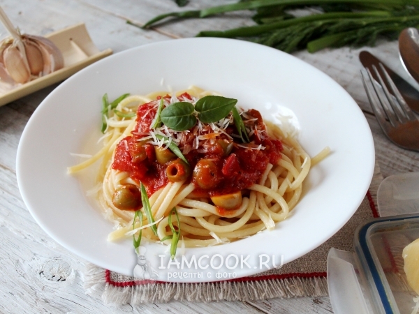 Паста Арабьята (Аррабиата), рецепт с фото