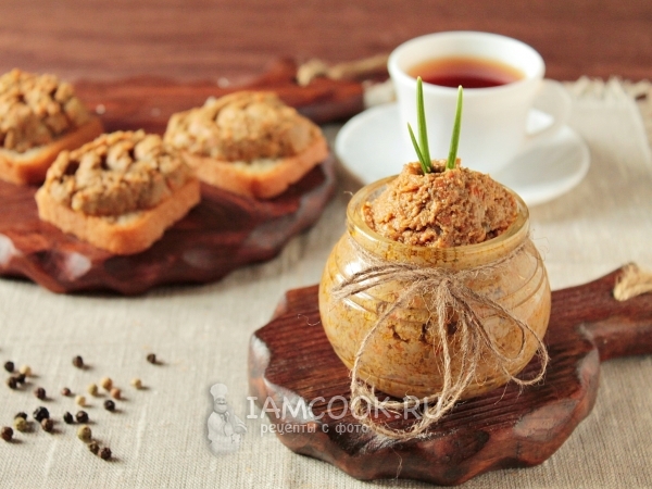 Паштет из говяжьей печени с морковью, рецепт с фото