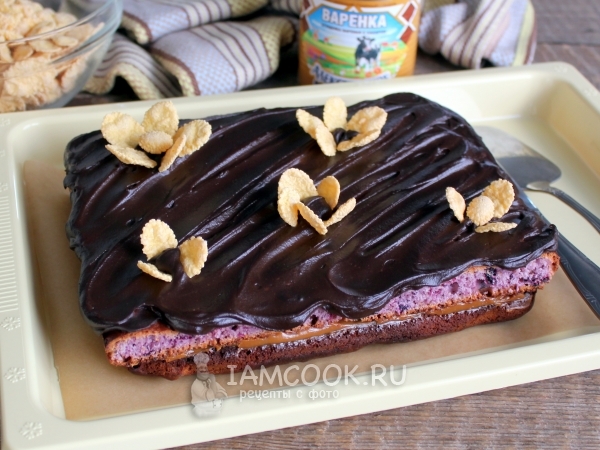 Торт со смородиновым вареньем, рецепт с фото