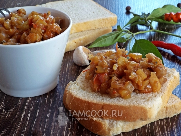 Чатни из баклажанов с яблоком, перцем и помидорами, рецепт с фото