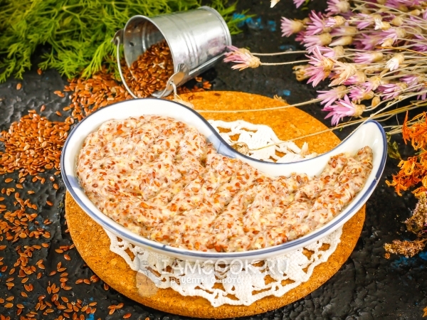 Урбеч из семян льна, рецепт с фото