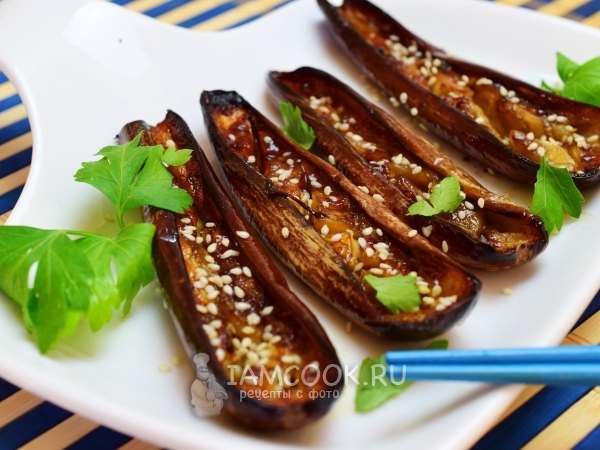 Баклажаны в соусе Терияки, рецепт с фото