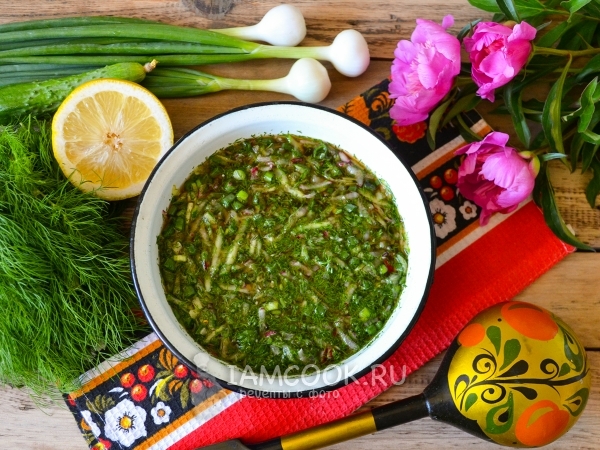 Сыроедческая окрошка, рецепт с фото