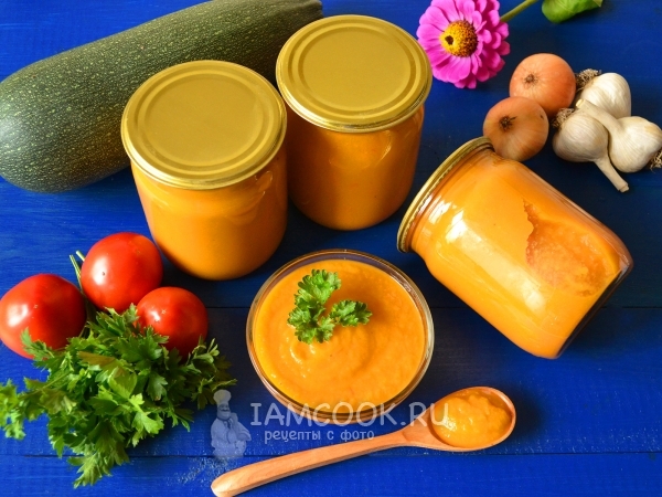 Кабачковая икра в рукаве для запекания, рецепт с фото