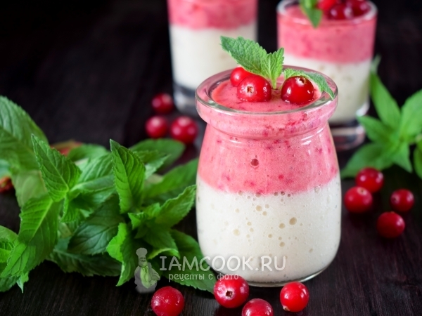 Ананасово-клюквенный смузи, рецепт с фото